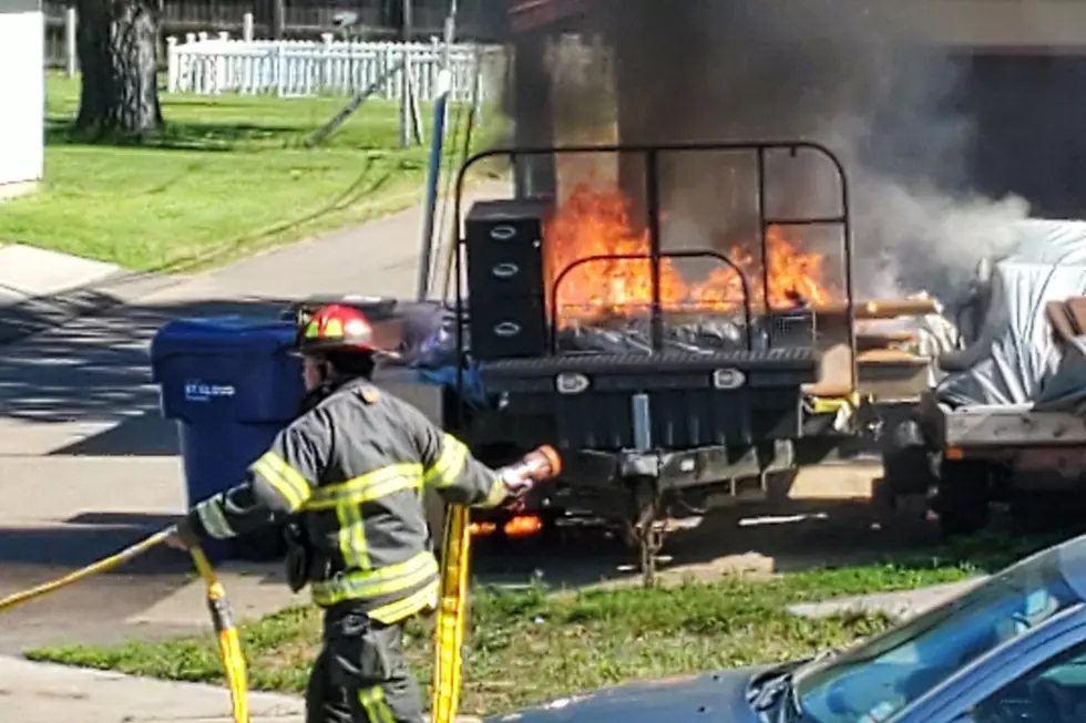 St. Cloud Fire Crews Respond to Trailer Fire