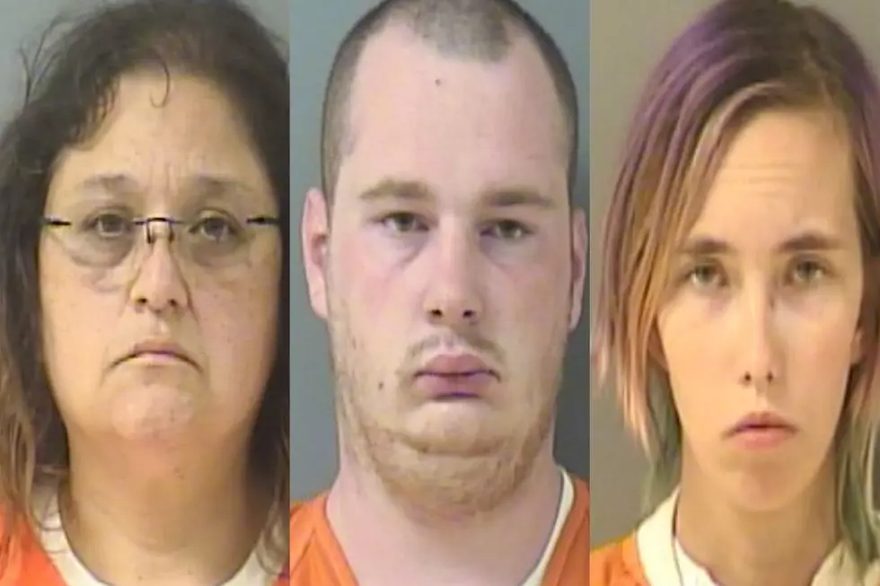 Maria Foster (left), Christian Kane, Katrina Hunt - Benton County Jail