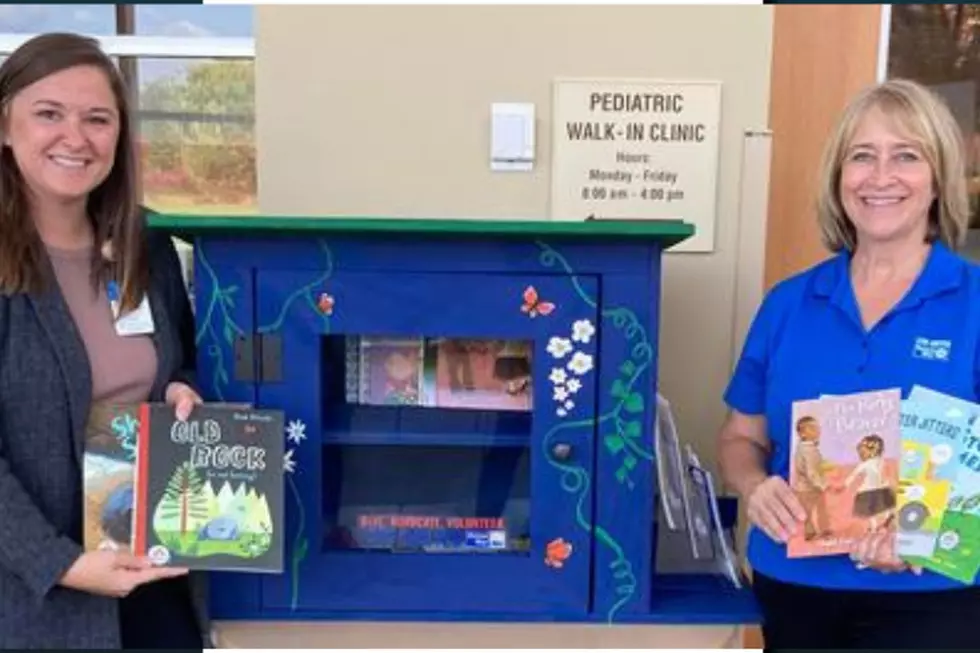 Little Free Library Installed Outside CentraCare Pediatric Clinic