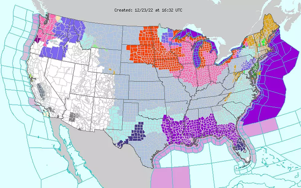 NWS: 200 Million Americans in A Weather Advisory, Warning