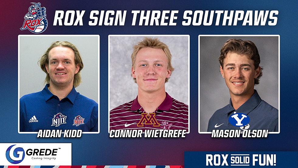 St. Cloud Rox Sign 3 Lefthanded Pitchers