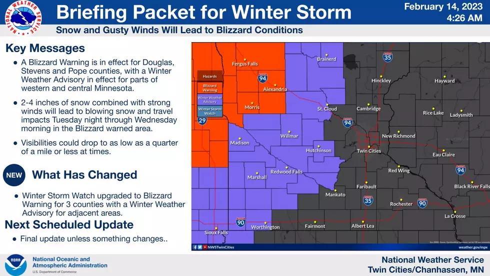 Brace Yourself for a Blizzard Warning Just Issued for Minnesota