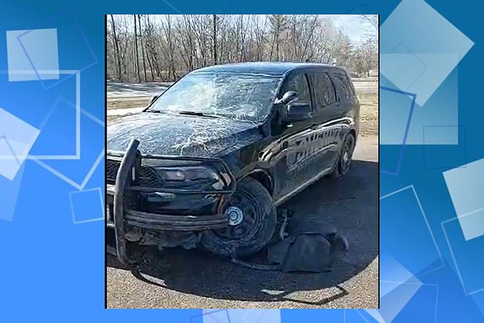 Mille Lacs Squad Car Totaled After Hitting Sinkhole
