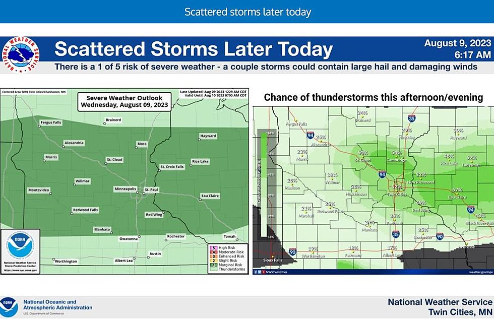 Storm Chances Arrive Wednesday Afternoon