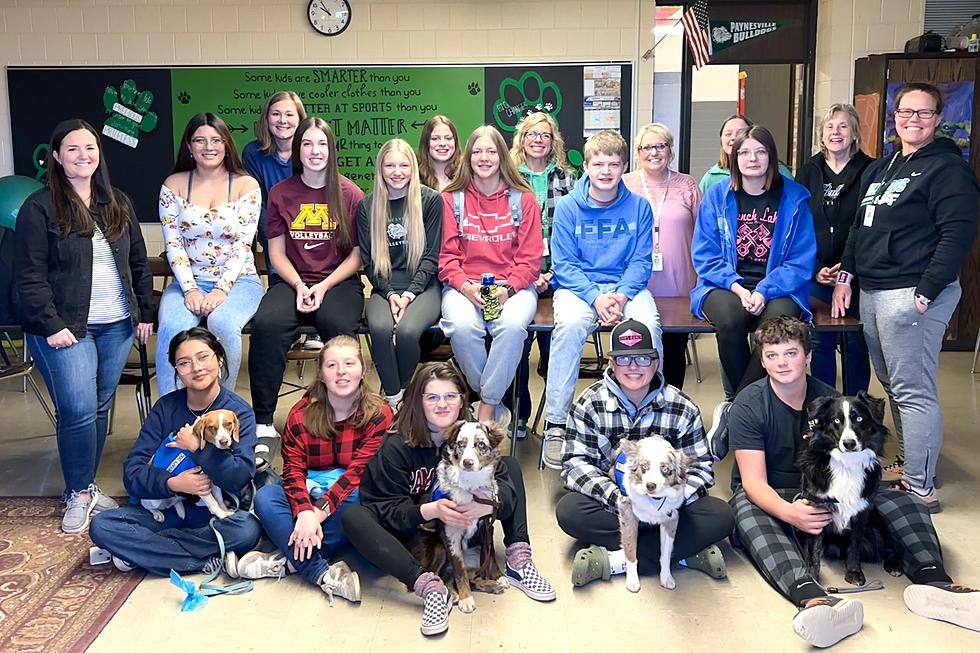 Dogs Helping To Build Mental Health At Paynesville High School