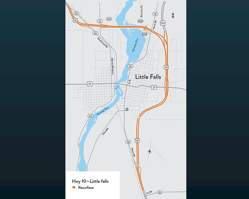 Road Construction Planned for Highway 10 in Little Falls