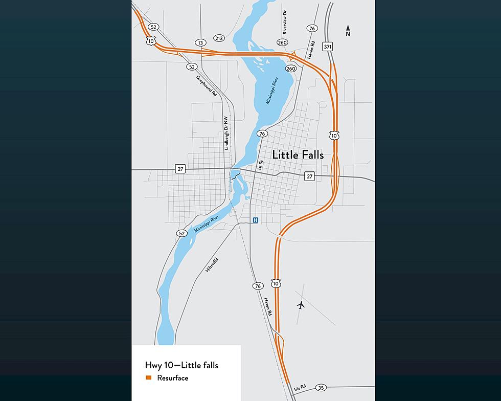 Single Lane Traffic on Highway 10 Through Little Falls to Begin