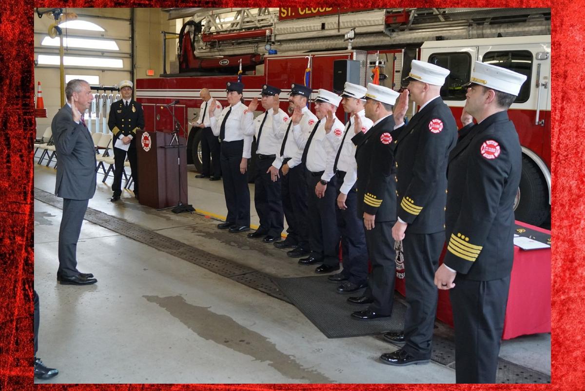 ((PHOTOS!!)) St. Cloud Fire Promotes Eight Officers