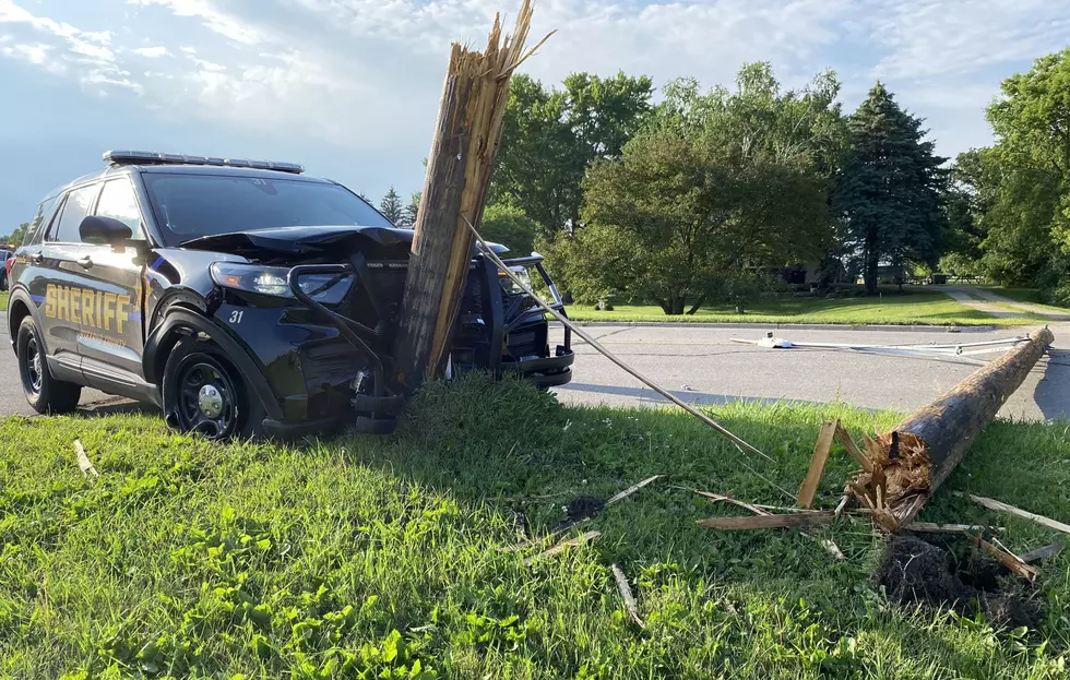 Stearns County Deputy Okay After Crashing Squad Car