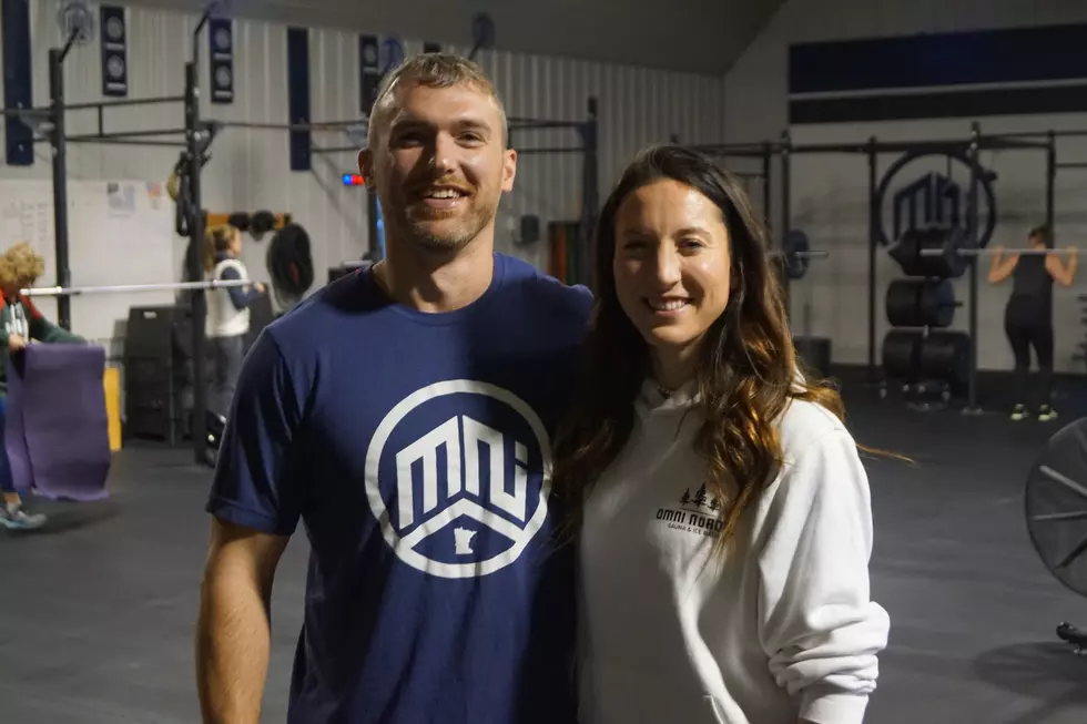 Omni Training Facility Owners Colin Briscoe and Leah Egan, PHOTO by Paul Habstritt, WJON