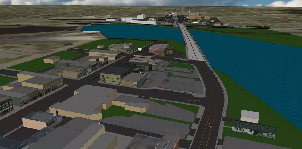 RENDERING courtesy of the City of Little Falls