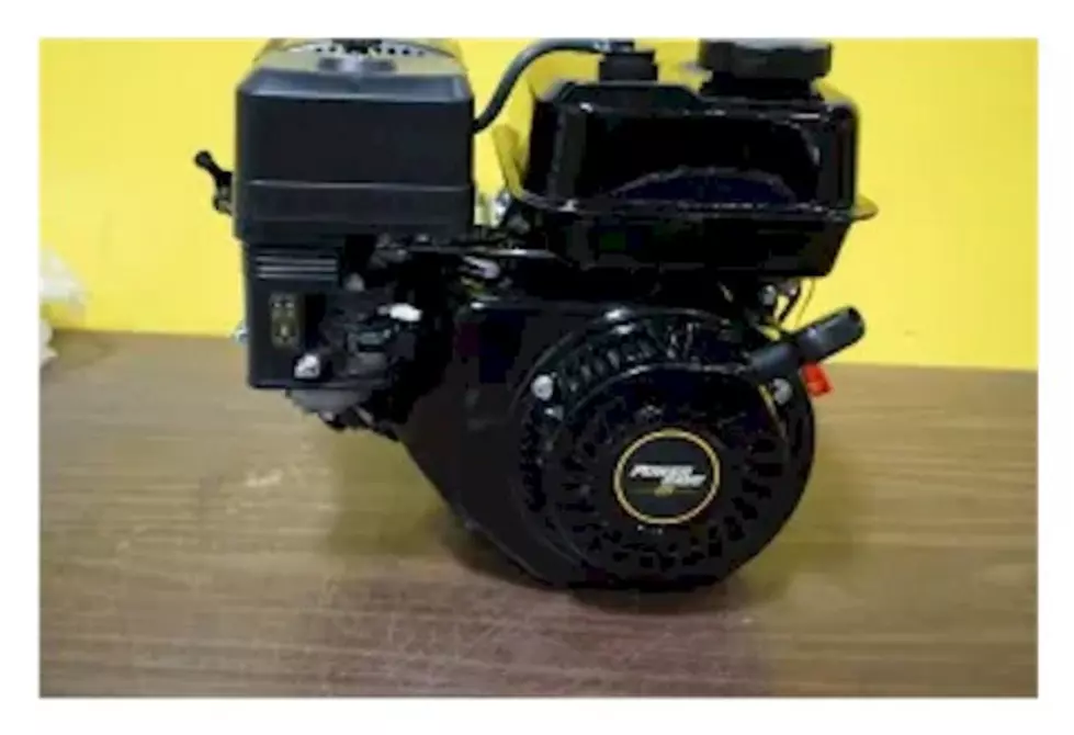 A gas engine from China seized by Minnesota officers of U.S. Customs and Border Protection. (PHOTO: CBP)