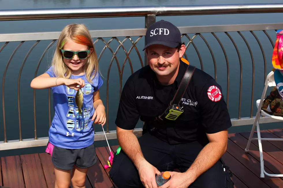 St. Cloud Kids Fish Alongside Police And Firefighters At Lake George