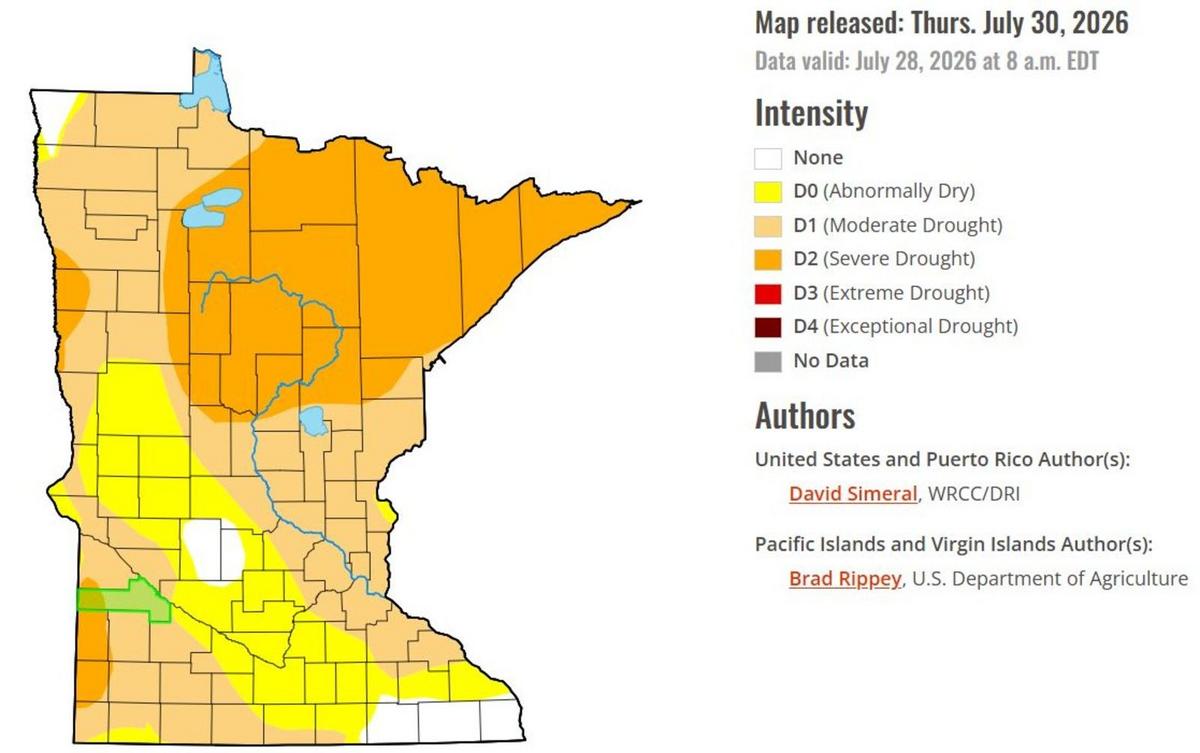Minnesota Drought Now Covers More Than 76 Percent of The State