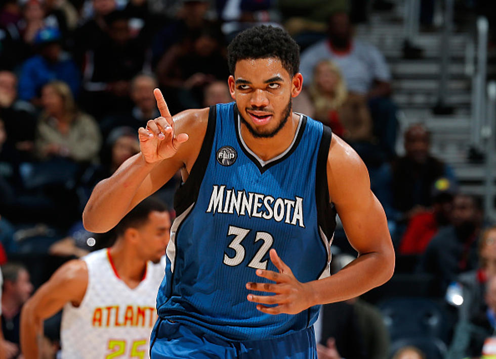 Karl-Anthony Towns Voted Unanimous Rookie of the Year