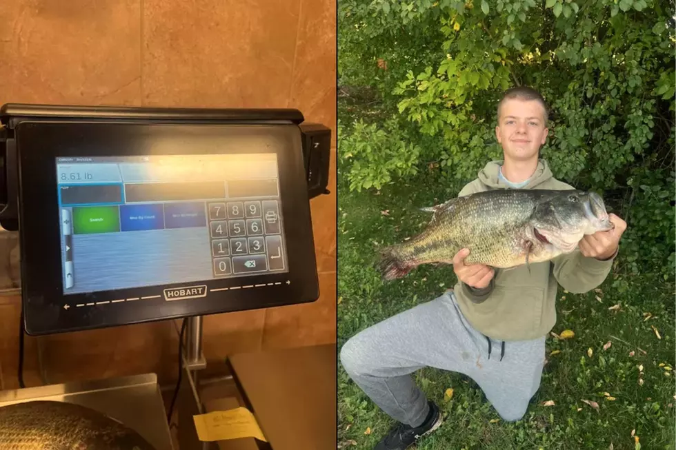 Luke's Largemouth Bass Weighed on Certified Scale (Alicia Smith)