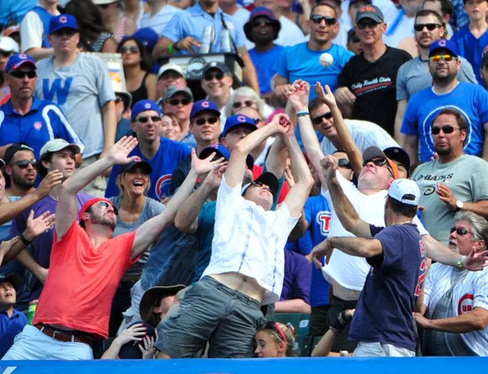 Catching a Foul Ball, Right Way vs. Wrong Way 