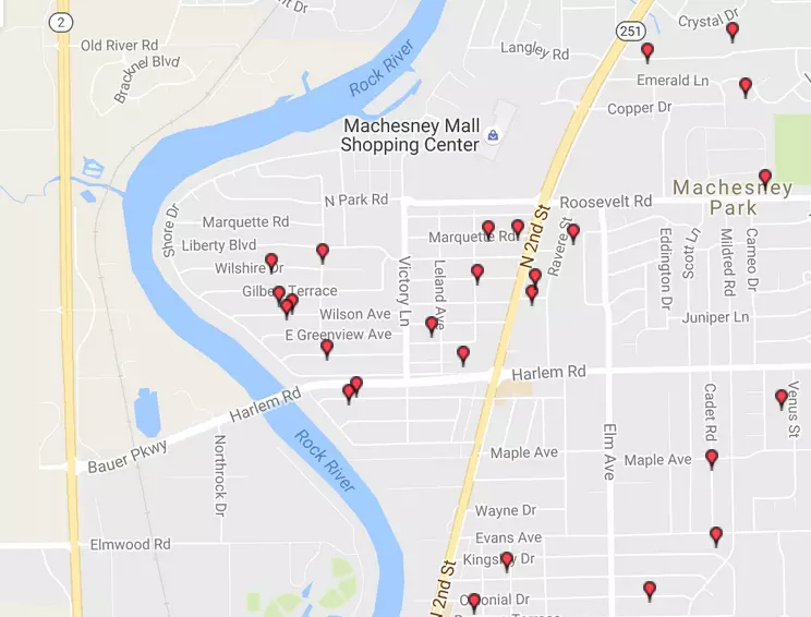 Rockford Area Sex Offender Maps To Review Before Halloween 7033