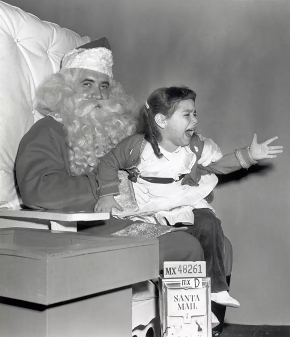 Some Kids Really Love to Meet Santa, Others…Not So Much