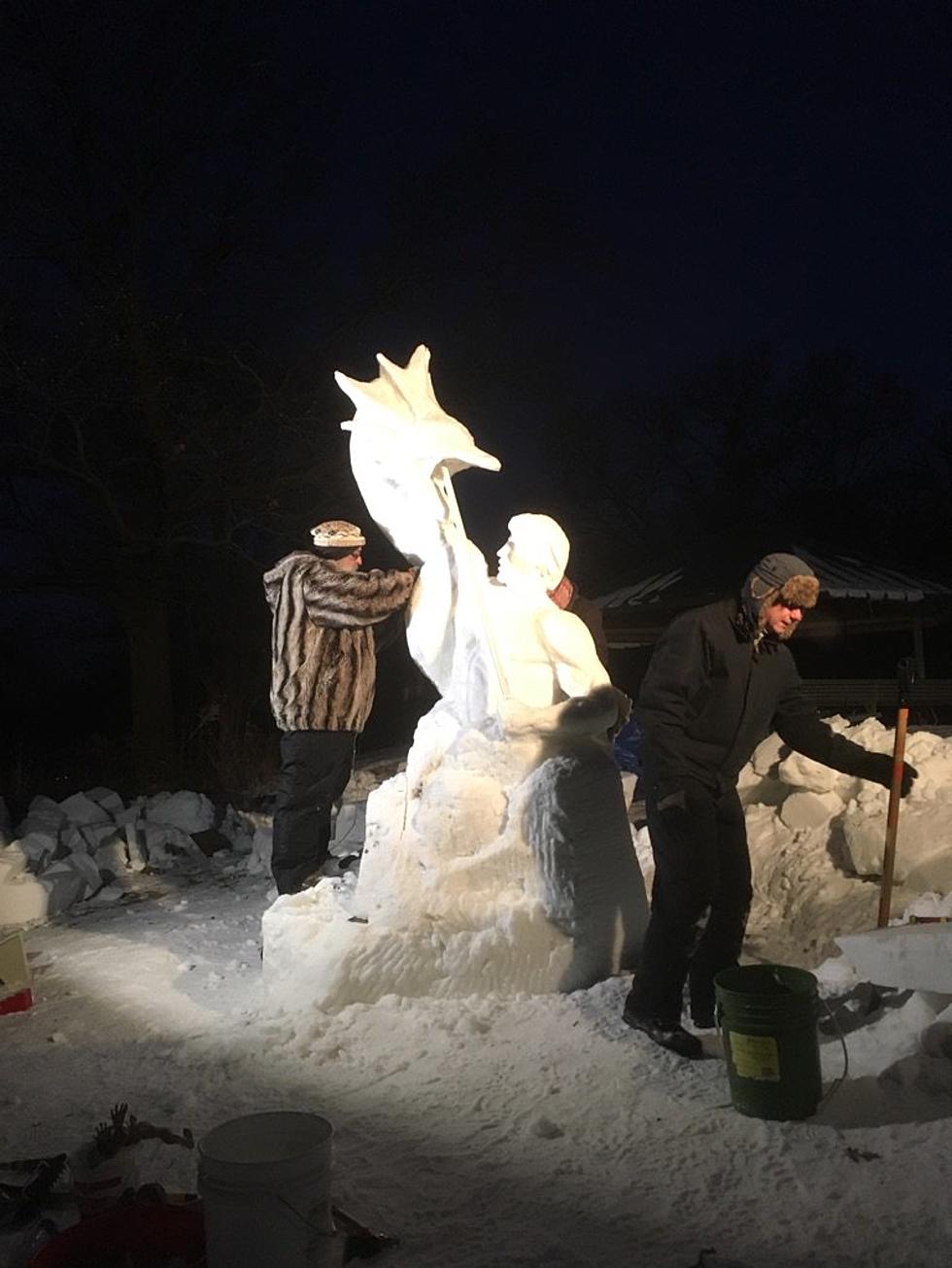 Snow Sculpting And More Happening In Rockford