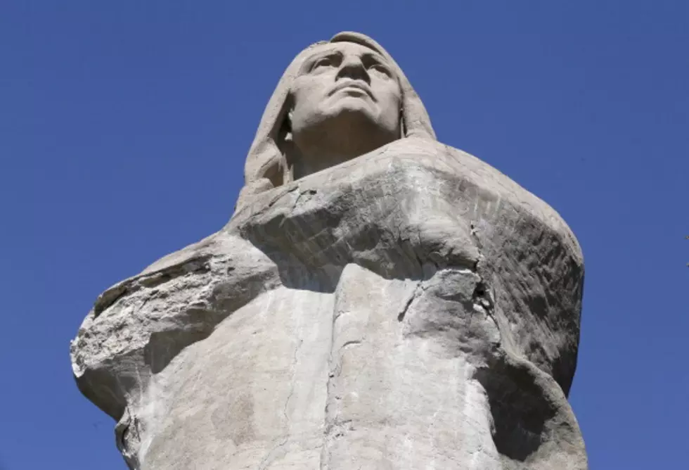 It’s Happening! Black Hawk Statue Is Unwrapped