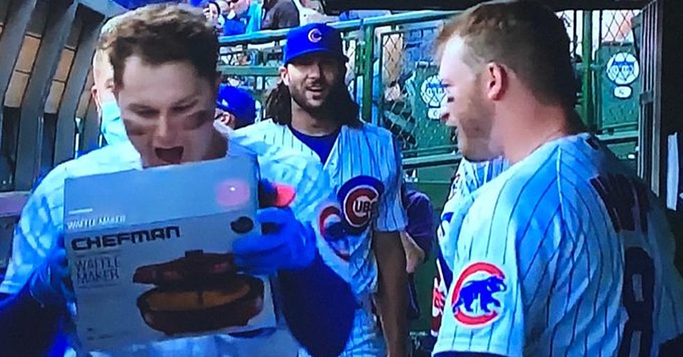 The Chicago Cubs Are Handing Out Waffle Makers In The Dugout