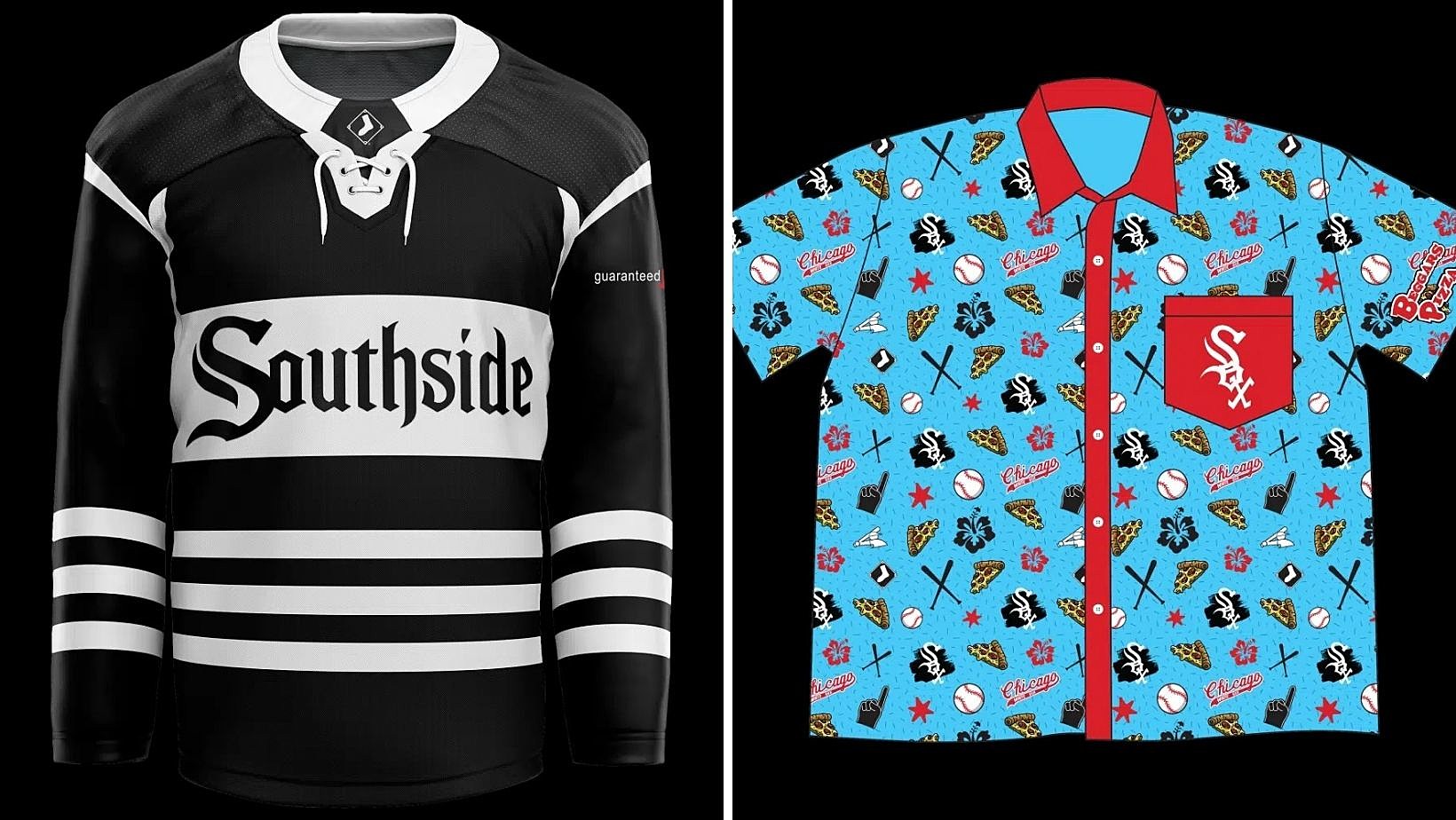 Hockey Jersey/Hawaiian Shirt Highlight White Sox Promo Nights