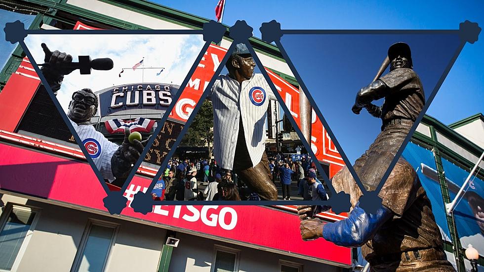 Statues of Cubs icons will regroup at Wrigley Field