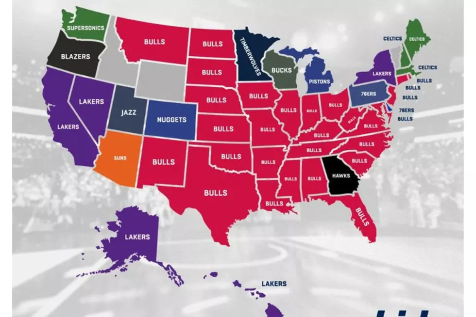 The Chicago Bulls Won The Electoral Map Of Merchandise Sales