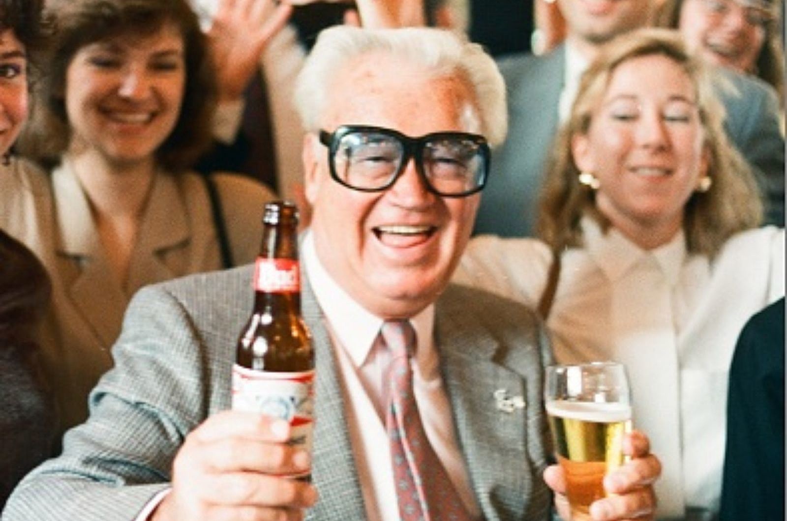 Harry Caray, this Bud's for you.