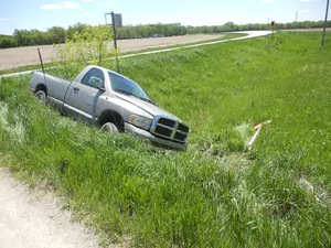 Teen Driver Rolls Truck in Bremer County