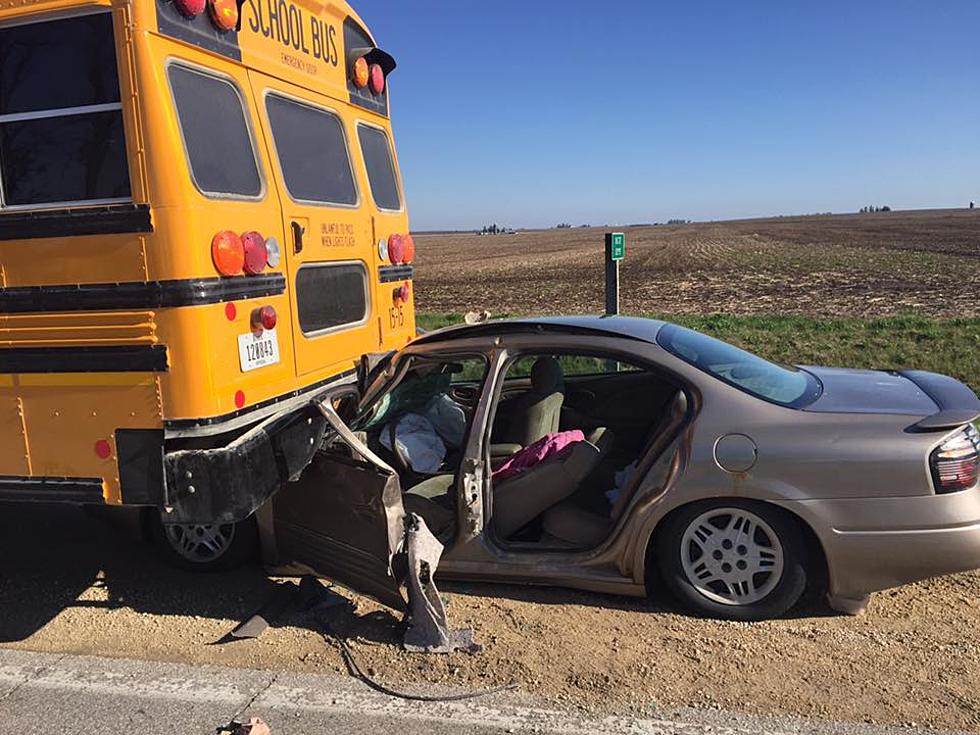 Young Driver Hurt in Accident With School Bus