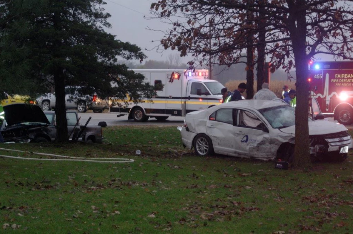 5 Hurt in 2 Vehicle Accident in Fayette County