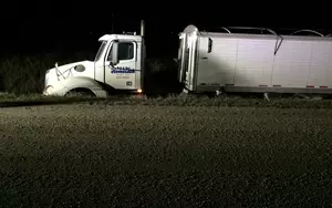 Truck Driver Puts Semi into a Fayette Co. Ditch