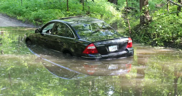 Independence Flood Water Submerges Waterloo Driver&#8217;s Car