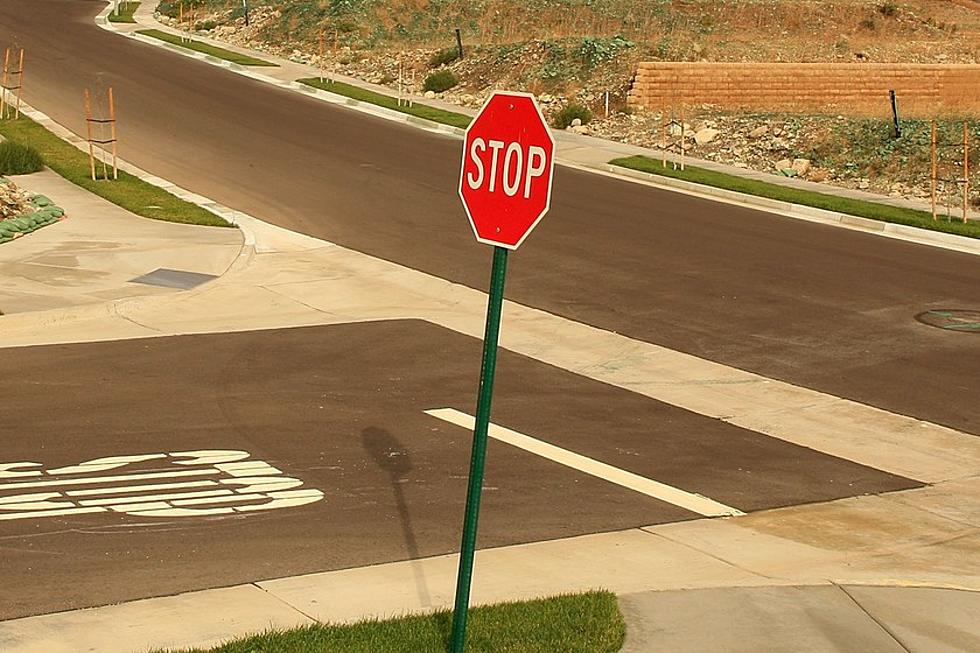 Driver Arrested After Crashing Through a Stop Sign