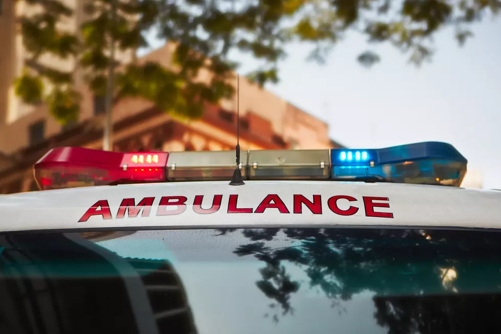 Ambulance Crashes,  But No One Hurt