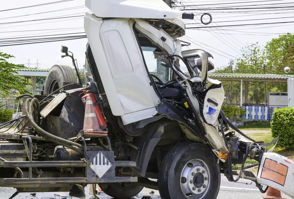 One Driver Hurt in Two Semi Accident