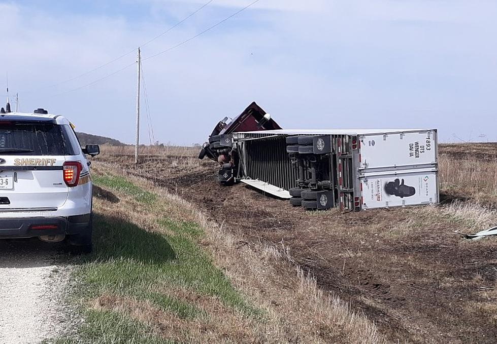 Truck Driver Cited After Rolling His Rig in Fayette County