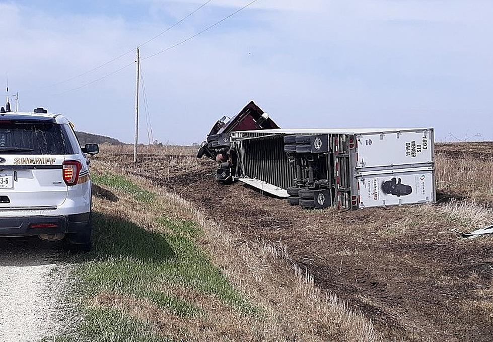 Truck Driver Cited After Rolling His Rig in Fayette County