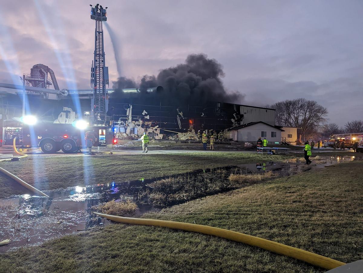 Exploding Trees Iowa LOOK: Photos From Iowa Biofuels Plant Explosion