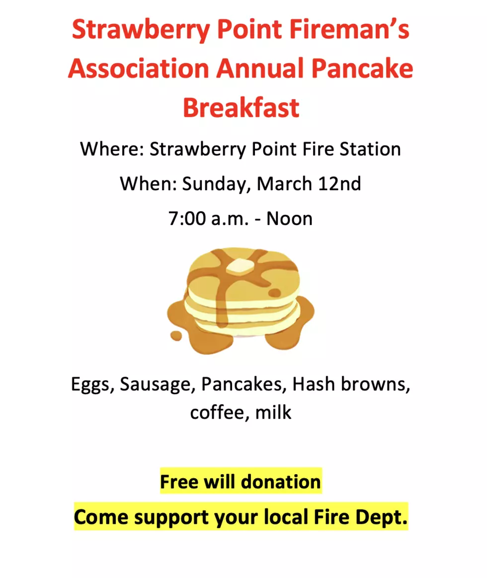 Strawberry Point Fireman&#8217;s Association Annual Pancake Breakfast