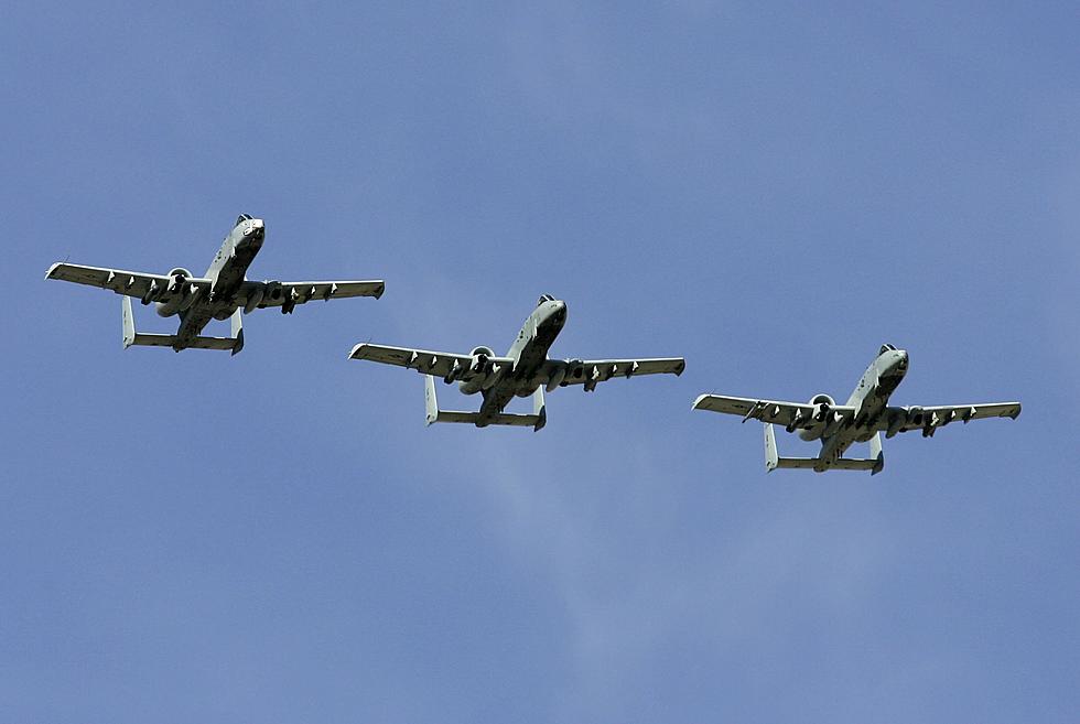 Kinnick Flyover by A-10 Warthogs Saturday