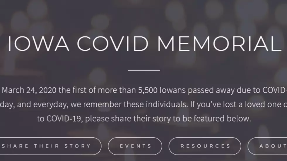 Iowa COVID Memorial Website Launches