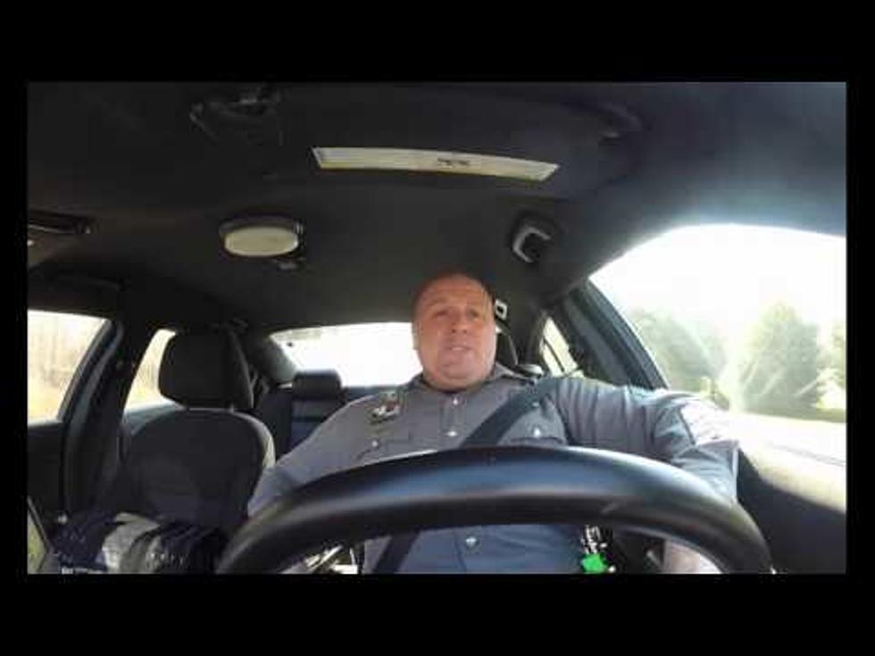 Police Officer Caught Rocking Out & Doing Perfect Lip Sync In Hilarious Dash Cam Video