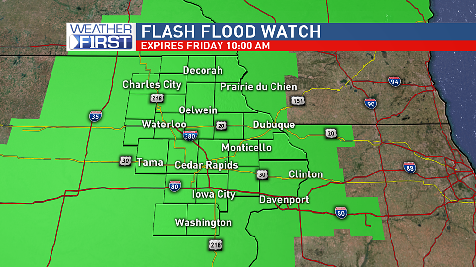 Flash Flood Watch That Covers Entire Area is Only Part of Today’s Weather Concern
