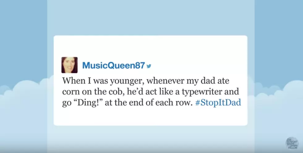 Jimmy Fallon Tops Himself With ‘Stop it Dad’ Hashtag [VIDEO]