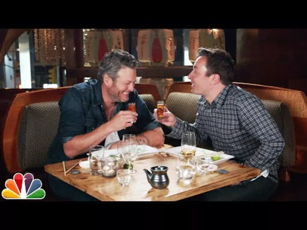 Jimmy Fallon Makes Blake Shelton Try Sushi For The First Time [VIDEO]