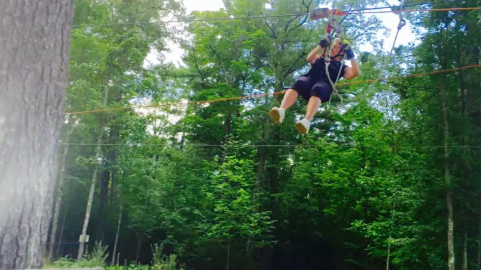 Iowa City Woman Goes Zip-Lining for her 80th Birthday [VIDEO]