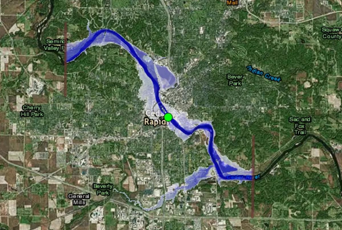 Water Flood Map